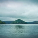 lake Zetea located in the region of Transylvania, Romania