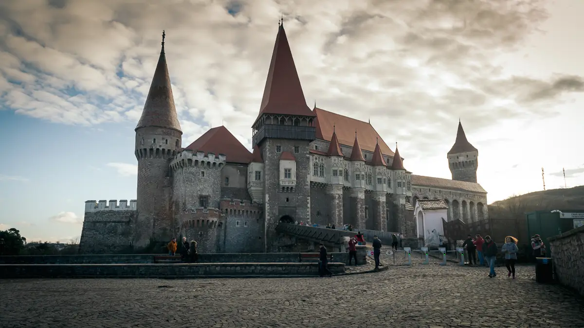 The Corvin Castle in Hunedoara