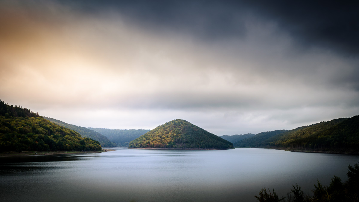 The lake Zetea in the heart of Transylvania.