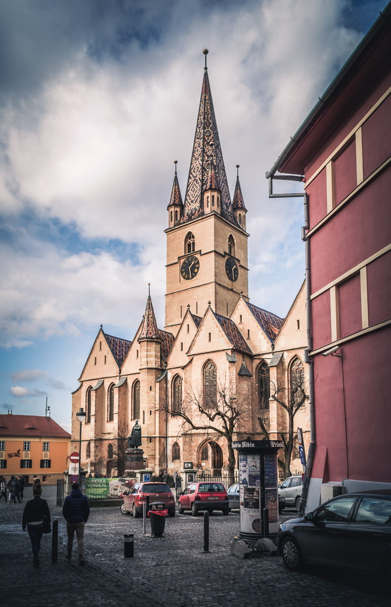 The Lutheran Cathedral in Sibiu.