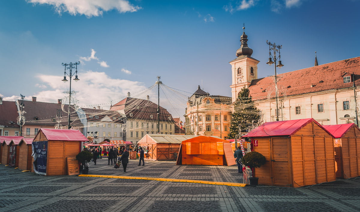 Christmas fair in the Large square.