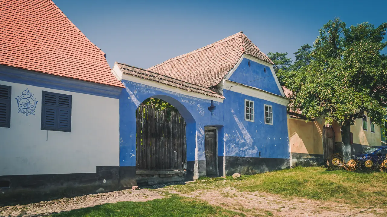 Old traditional houses in Viscri