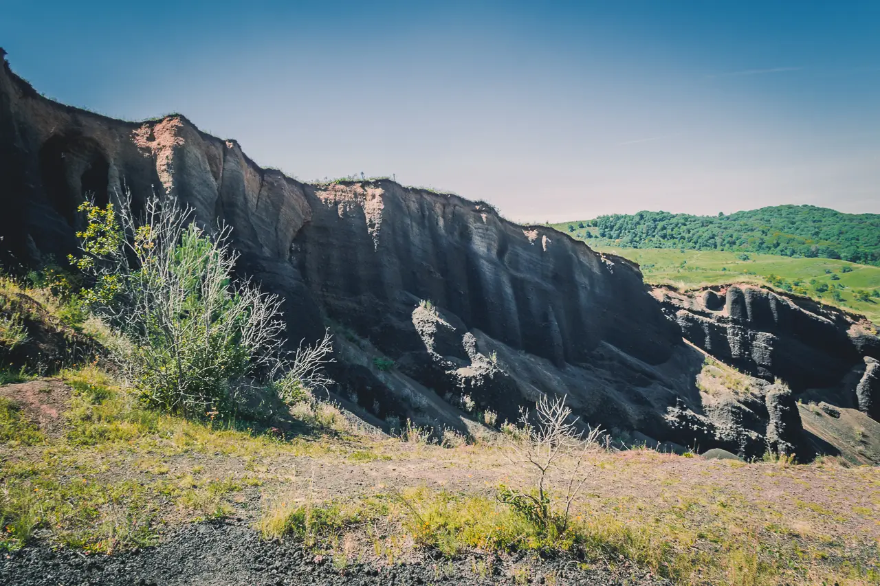 Volcano in Racos, Romania