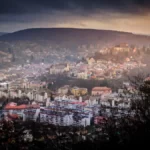 Panoramic view of the city of Sighisoara.