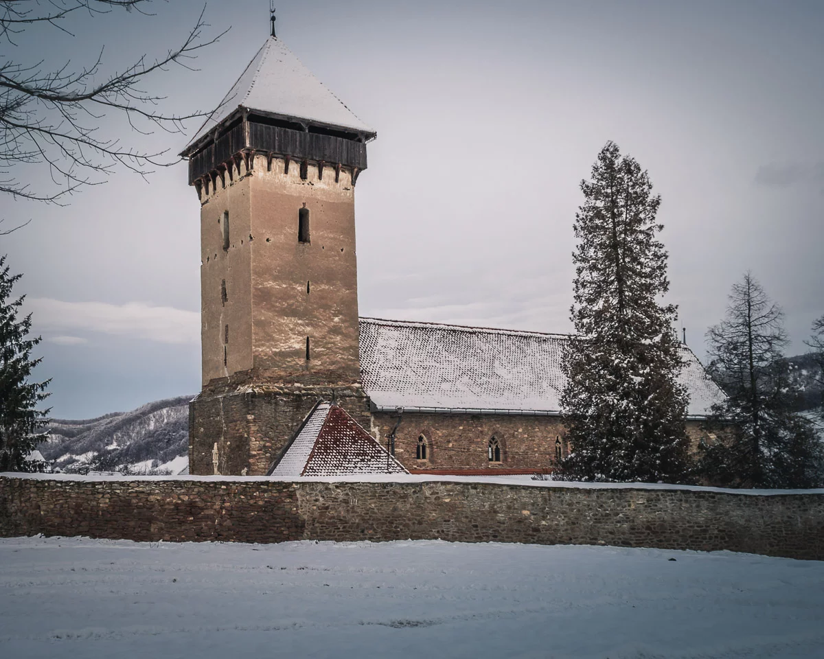 The Evangelical fortified church in Mălâncrav.