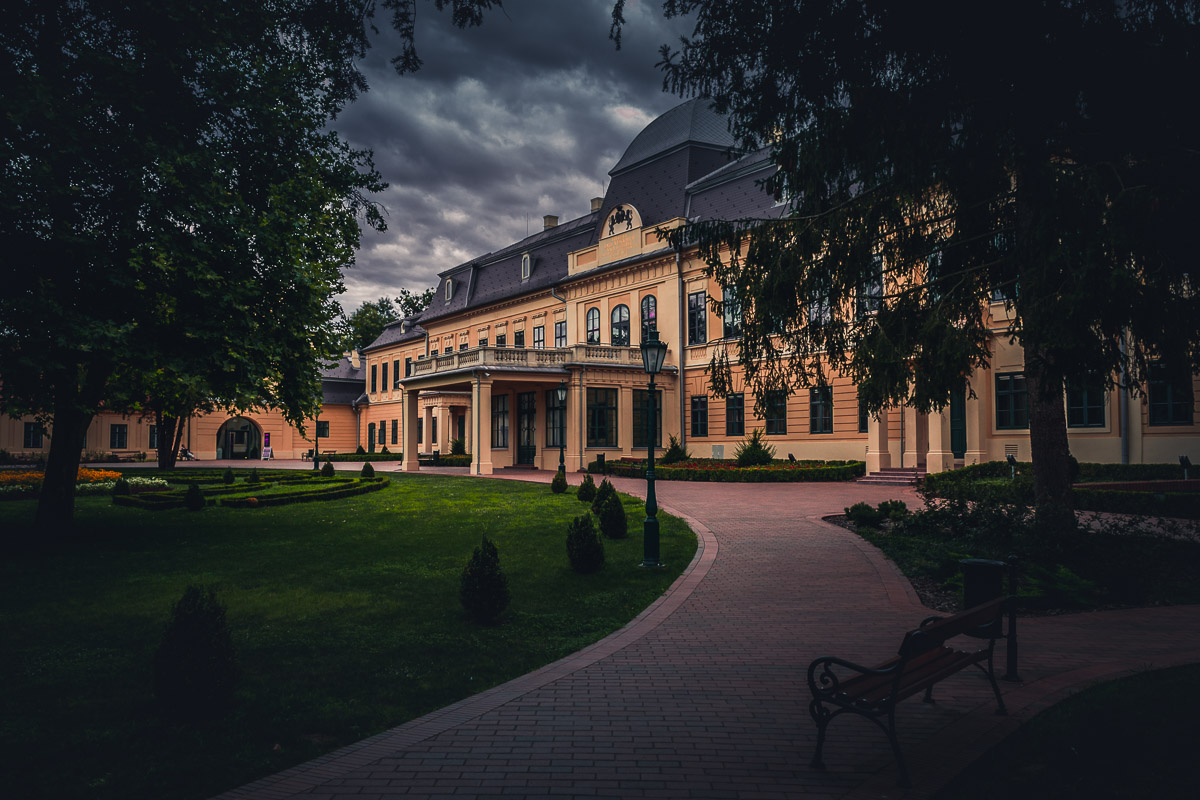 The Almasy Castle in the Hungarian city of Gyula.