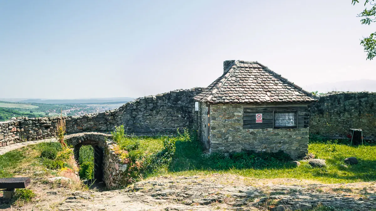 The main entrance into the Fortified Church.