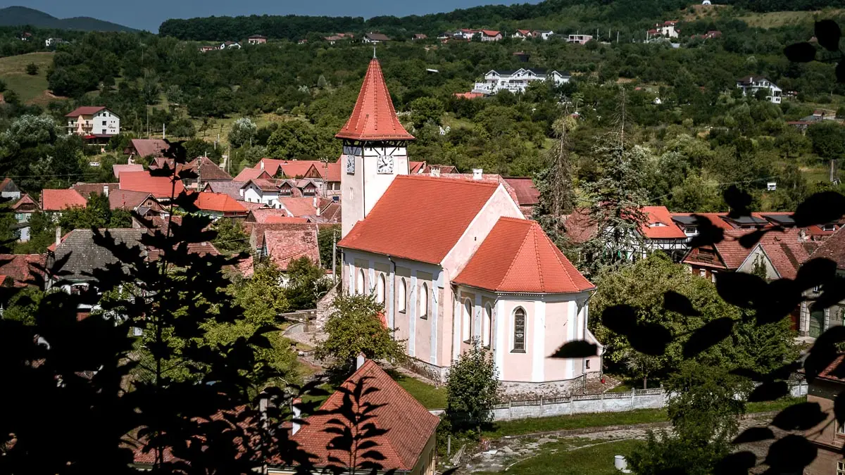 The Lutheran Church in Cisnădioara.