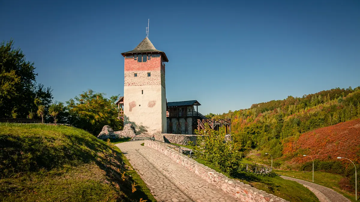 small medieval citadel in Malaiesti