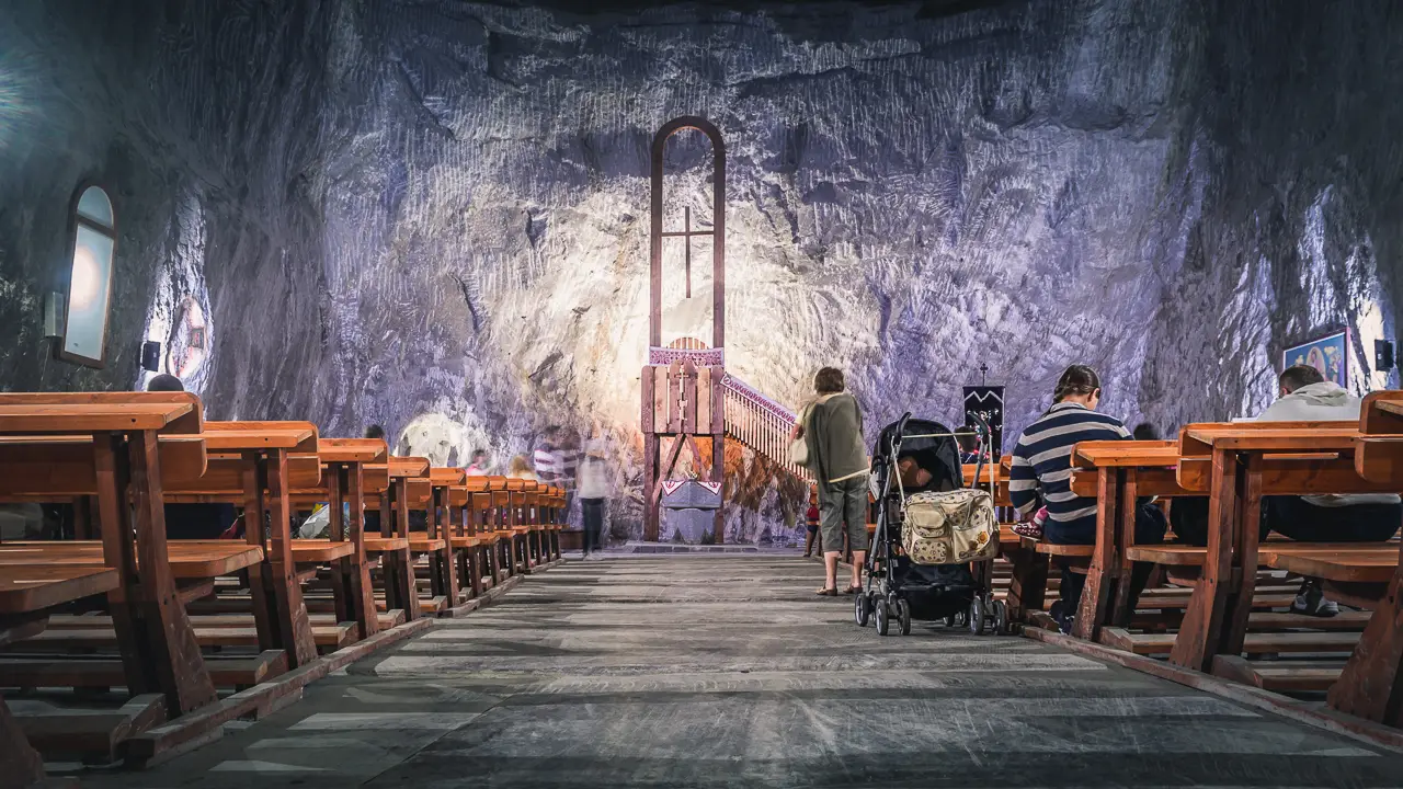 Tourists in the chapel