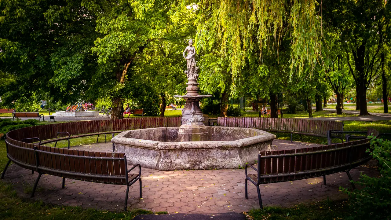 Statue in the park