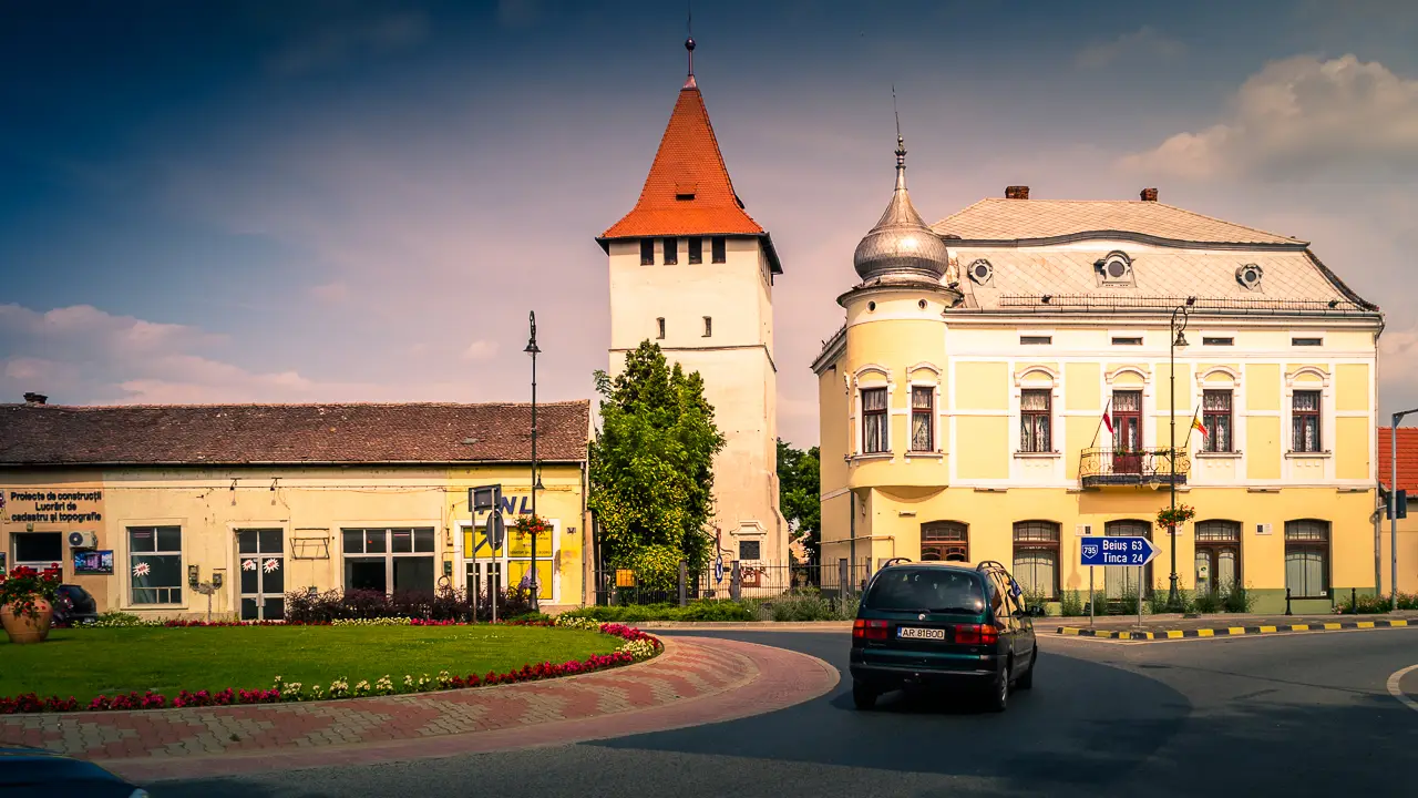 The Truncated/Ciunt Tower in Salonta.