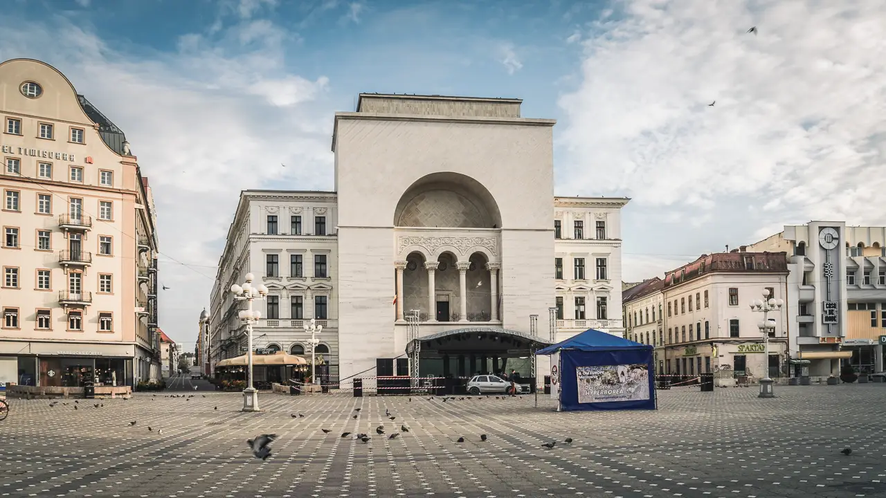 The Opera in Timisoara.