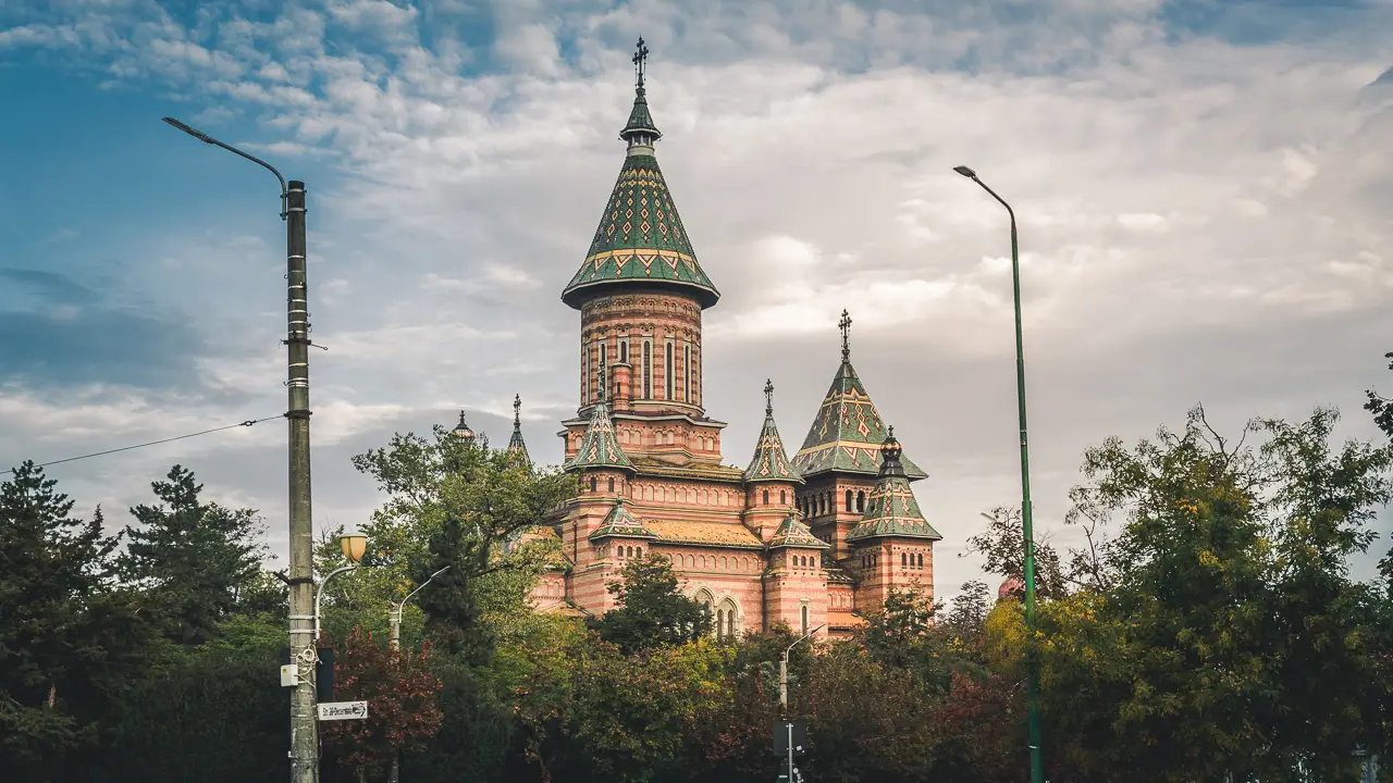 The Cathedral's towers.