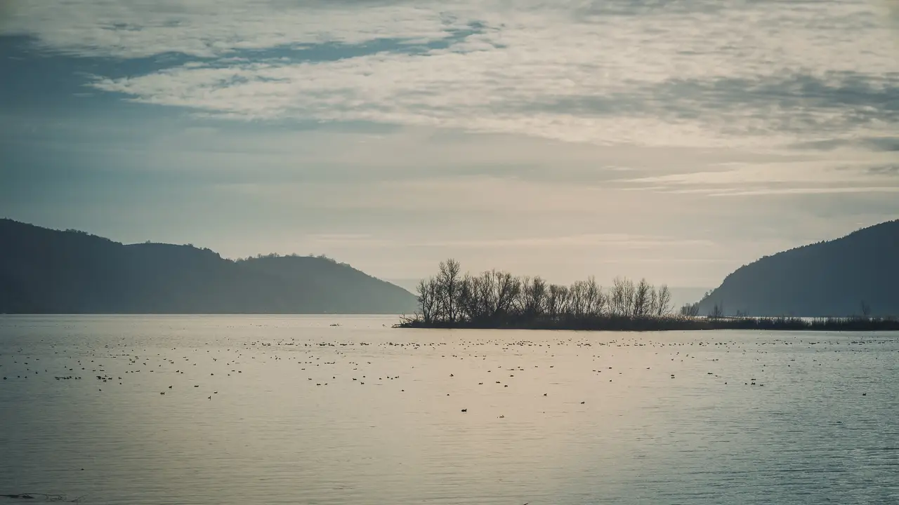 The Place Where The Danube Enters Romania