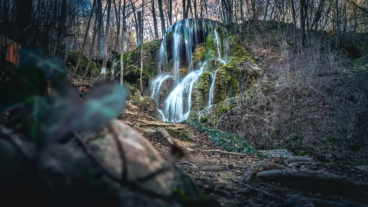 The Modavita Waterfall near Moldova Noua.