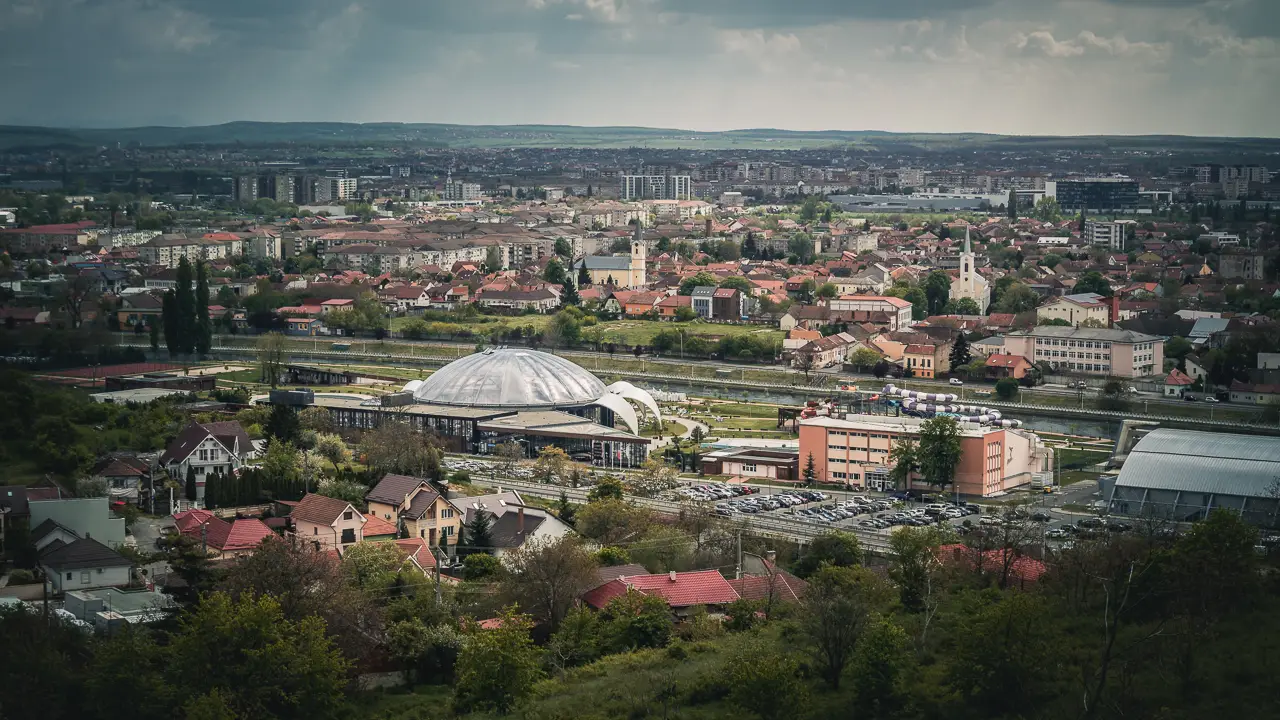 The Nymphaea Aquapark in Oradea.