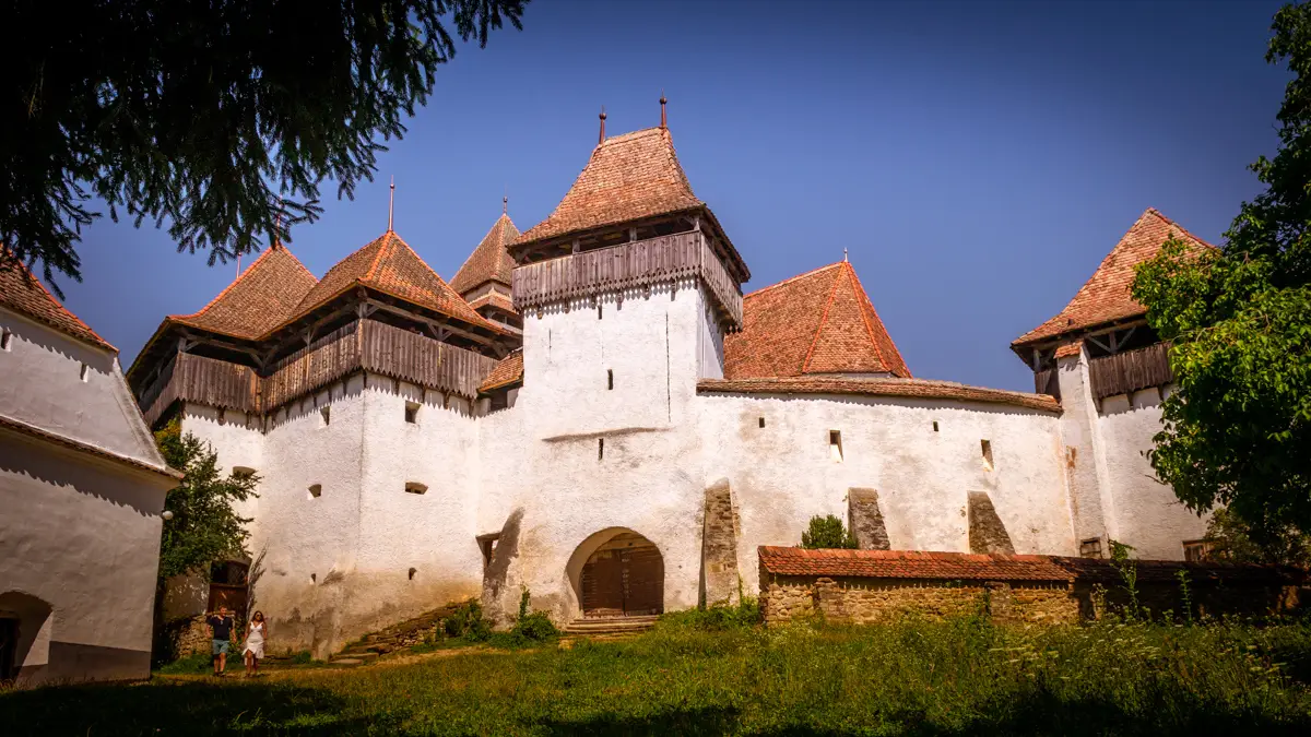 A part of the fortifications which surrounds the old Lutheran church.