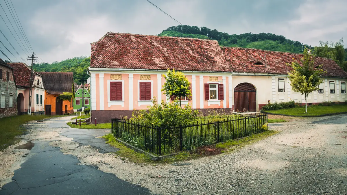 Saxon house in the village.