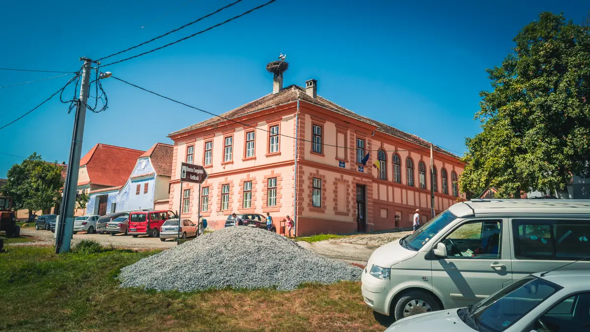 Elementary school in Viscri.