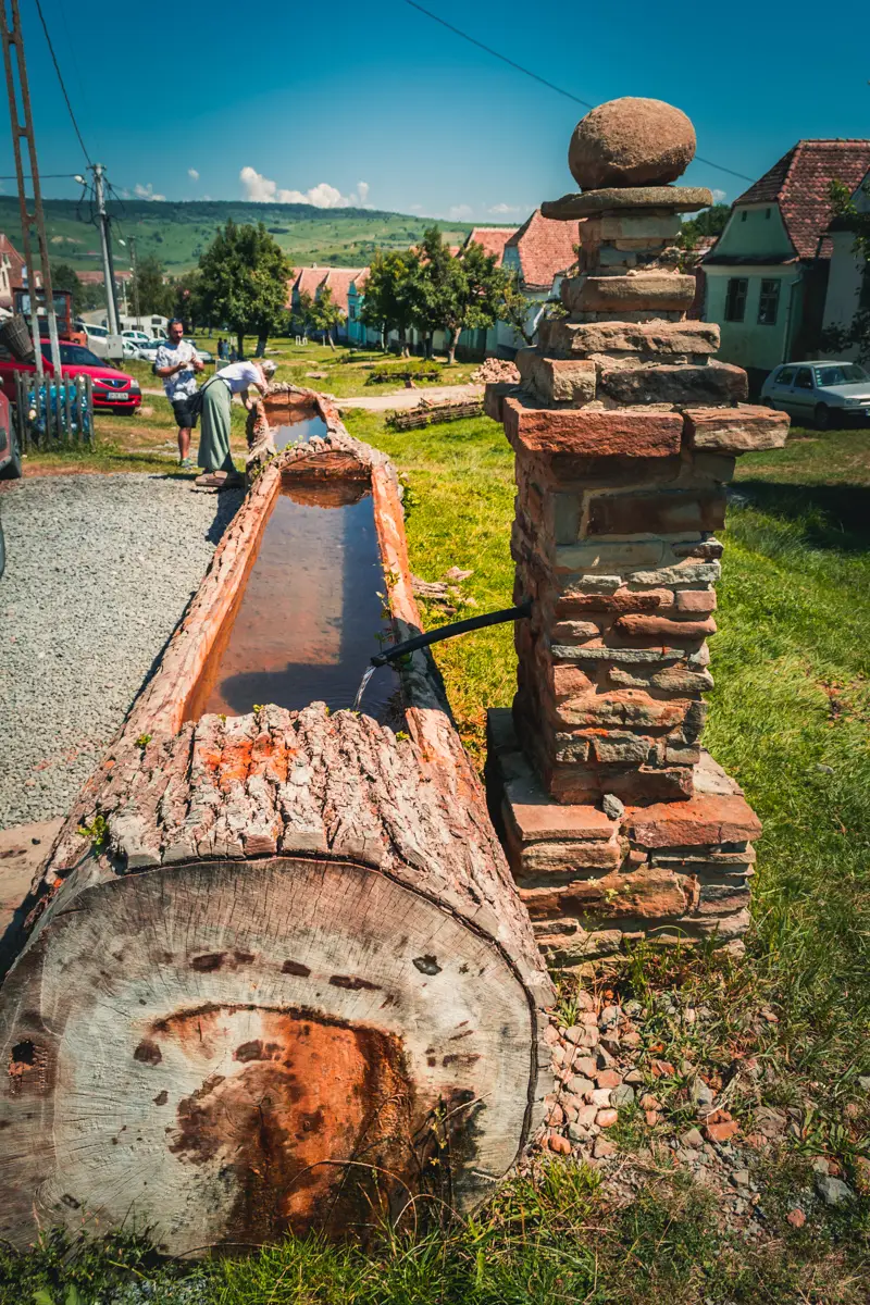 Well near the main road.