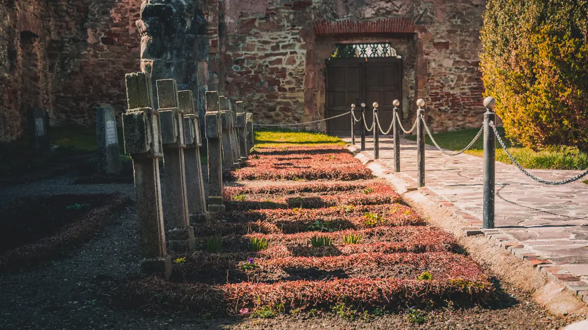 Cemetery where German soldiers are buried.