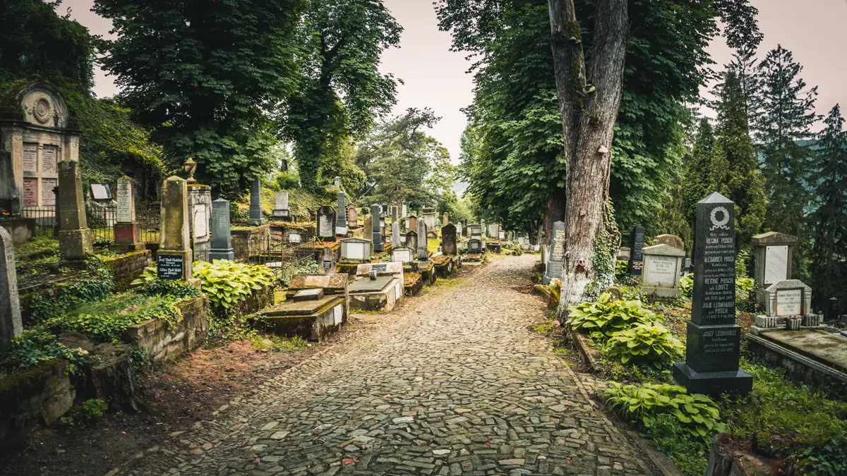 The Lutheran cemetery 