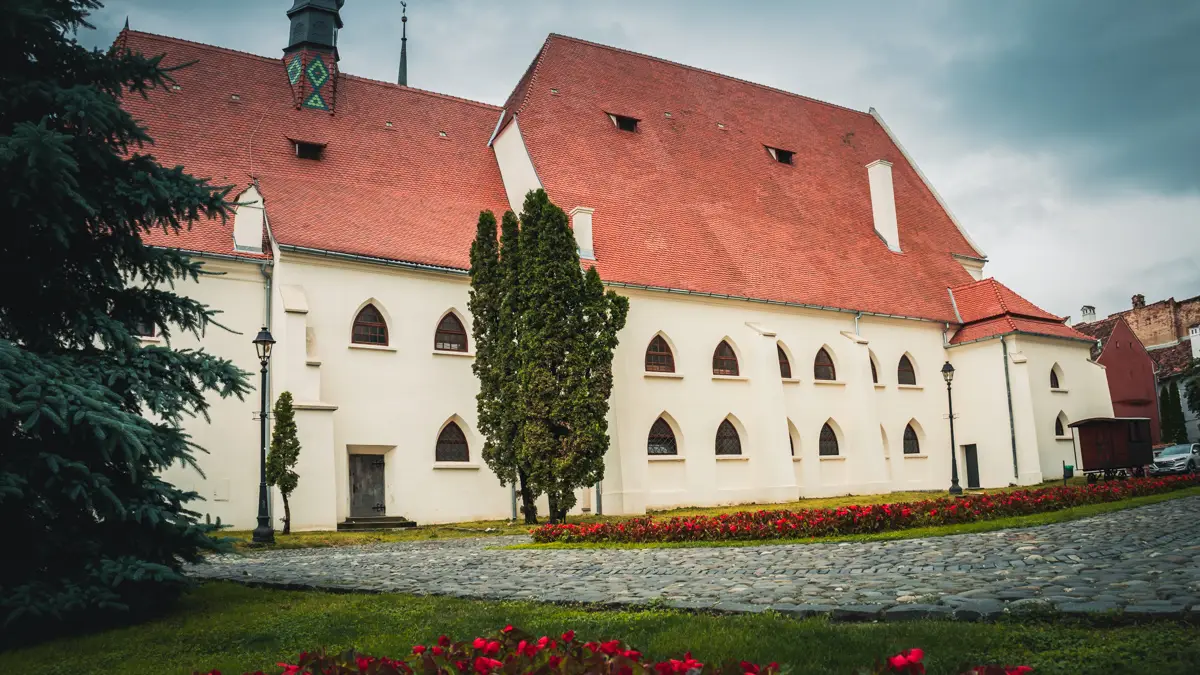 The right side of the church.