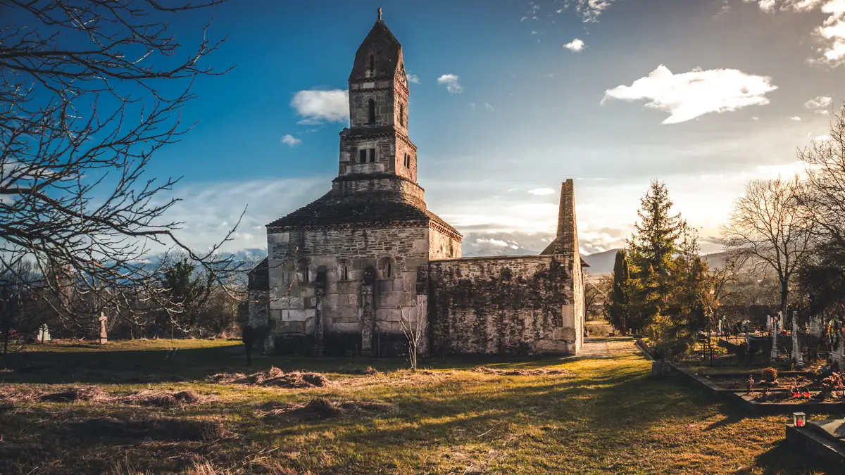 Densus stone church.