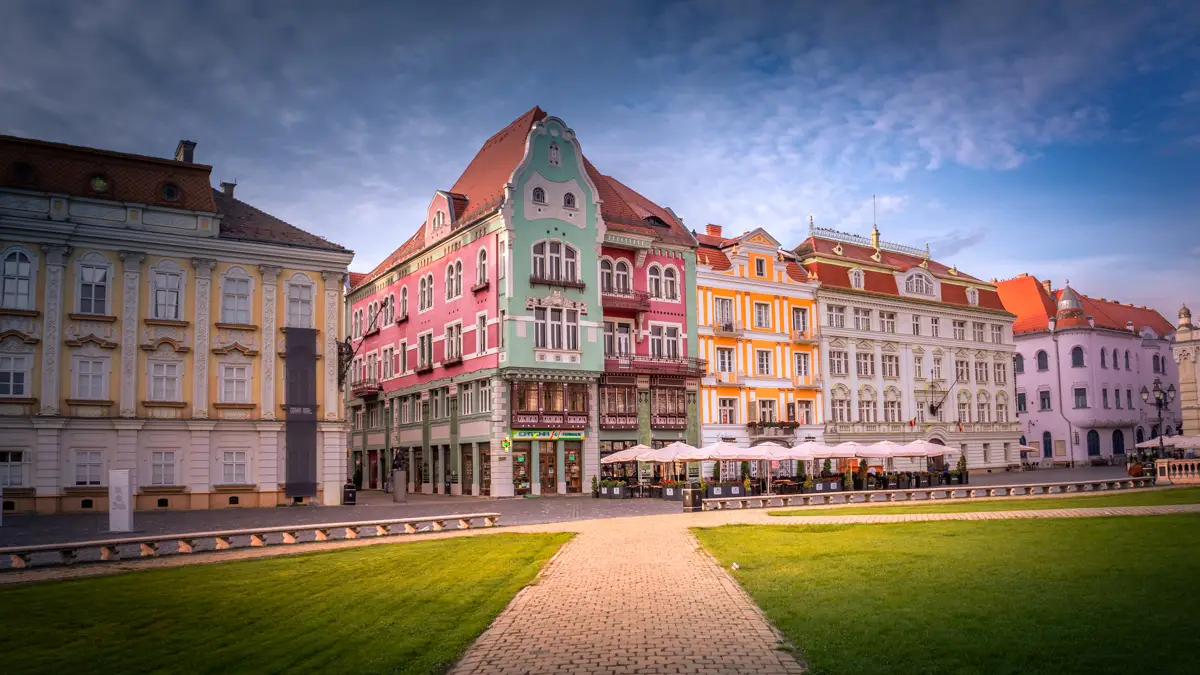 The Brück House in Timisoara.