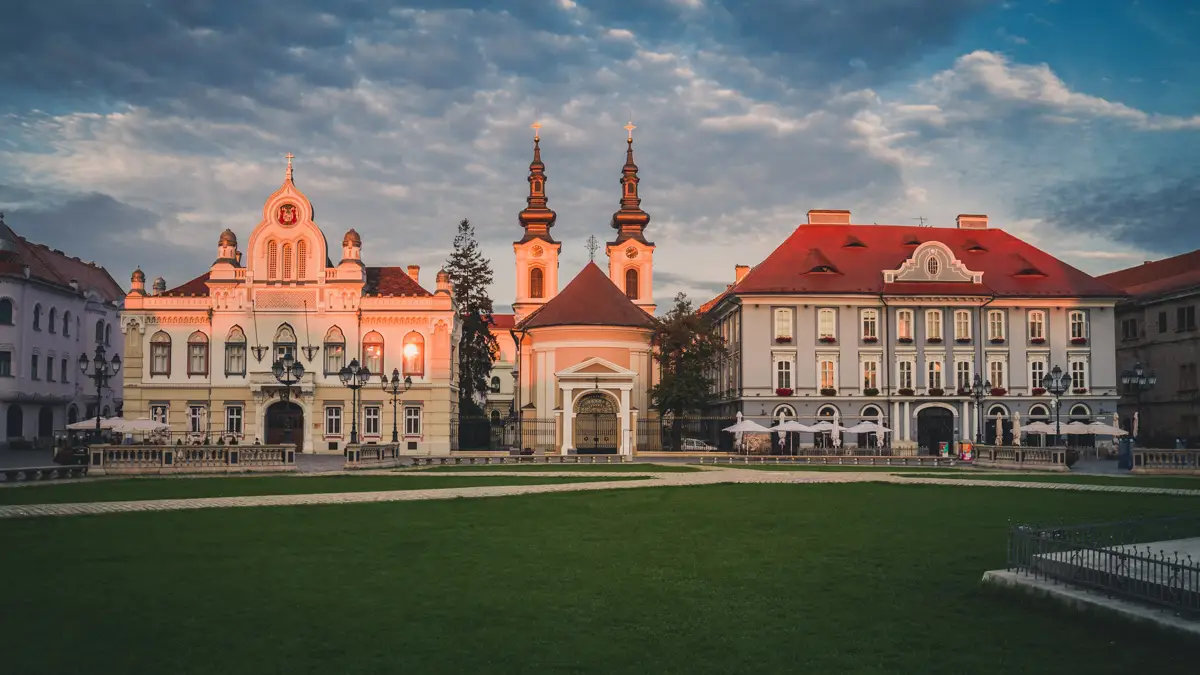 The Serbian Orthodox Episcopate and Cathedral.