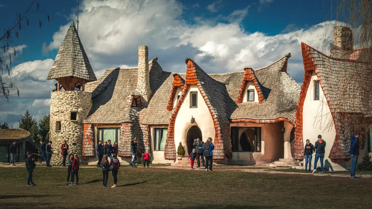 The Clay Castle in Porumbacu de Sus.