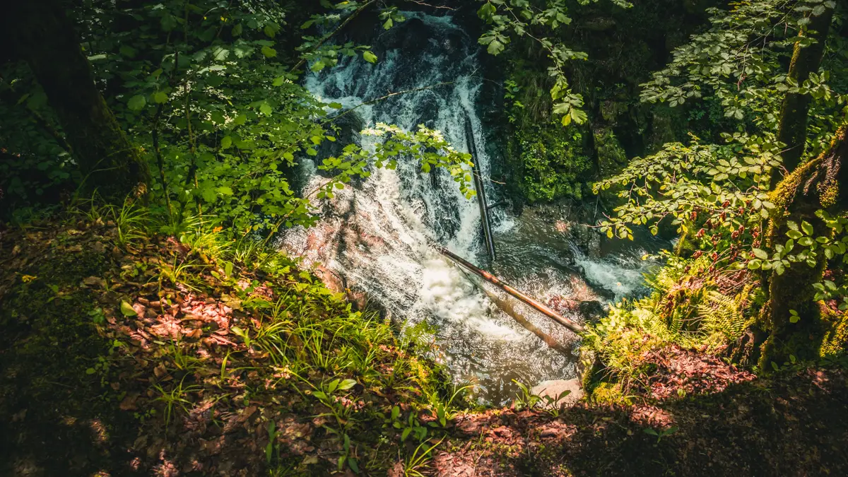 The Cornet Waterfall.