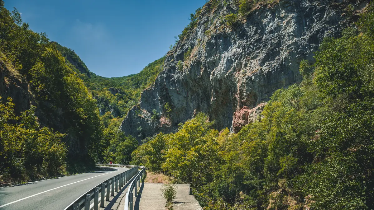 The path towards the waterfall.