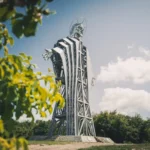 The Heart of Jesus statue in Romania.