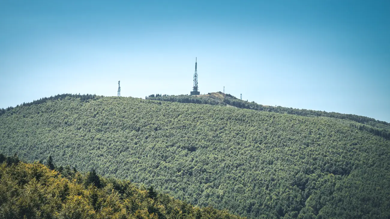 The Gozna Peak in the Semenic Mountains.