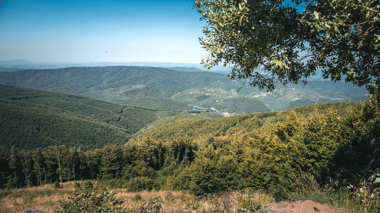 The landscape close to the plateau.
